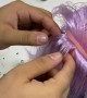 Sewing Hair Onto a Doll's Head