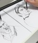 One Artist Draws Three Simultaneous Portraits Of Tennis Stars