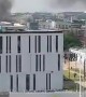 Extreme footage shows the Canadian Embassy on fire in Nigeria 