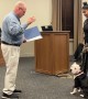 Rescue dog sworn into police department