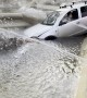 Woman Drives Her Car Into a Fountain