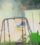 Fireworks Unexpectedly Go Boom in the Backyard