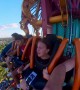 Range Of Emotions On Drop Tower Ride