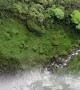 Couple Sit On Columbia's Highest Waterfall