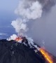 Aerial Footage of Klyuchevskaya Volcano Erupting