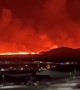 Volcano in Iceland erupts 