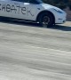 Cheater Car Cruises Down Interstate