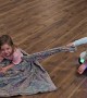 Sisters Take Hoverboard For a Spin