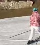 Sister Tries Skiing