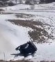 Off-Roading Rollover In Snow