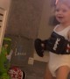 Toddler Is Ready to Tussle