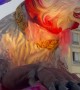 Giant Fox Statue Float Over Viareggio, Italy for Carnival