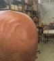 Scalp Massaged With Air Hose