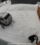Snowblower Shatters Rear Windshield