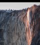 A Rare Uninterrupted Firefall In Yosemite