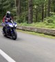 Motorcycle Rider Attempting Wheelie Ends up on Pavement