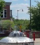 UFO Car Spotted at Gas Station
