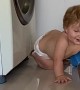 Baby Boy Gets Himself Unstuck