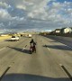 Moped Rider Leaves Crash Scene After Close Call With Semi