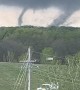 Multiple-Vortex Tornado in Omaha