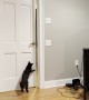Clever Cat Makes A Big Jump to Open Door
