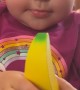Daughter Tries to Say Banana