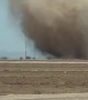 Driver Spots Huge Dust Devil in Field