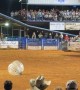 Knocker Bull Contestant Goes Flying