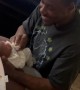 Baby Throws Up On Dad's Face