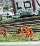 Workers Dance While Cutting Grass