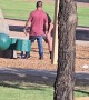 Ballsy Business Transaction In Public Park