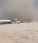 Large Dust Devil on Worksite