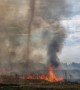 Smoke Tornado Over Wildfire