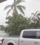 Lightning Strikes Outside Pompano Beach Garage