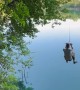 Rope Swing Fails Sends Wrong Person Into Lake