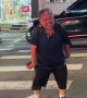 Agitated Man Can't Hail A Taxi