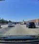Narrowly Avoiding a Jackknifing Trailer on the Freeway