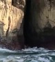 Paddleboarder Risks Rocky Crevice