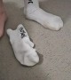 Husband Slides Off Socks In Unusual Way