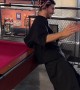 Human Mannequin Tries Billiards