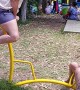 Park Seesaw Faceplant Fail