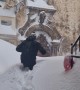Over One Meter Of Snow Blankets Italian Town