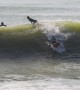 Surfer Wipeout Flips Backward