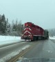 Train Appears to Drive on Road