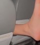 Feet On Display During Flight