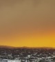 Los Angeles Fires Viewed From Hollywood Rooftop