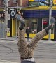 Crosswalk Handstand