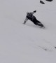 Snowboarder Takes A Few Tumbles