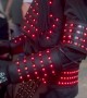 Man Dances in Light-Up Robot Costume