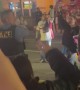 Police Officer Waves Mexican Flag at Kansas City Protest